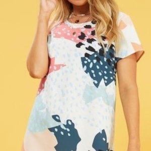 Coral Sea Tea dress by MinkPink size Small